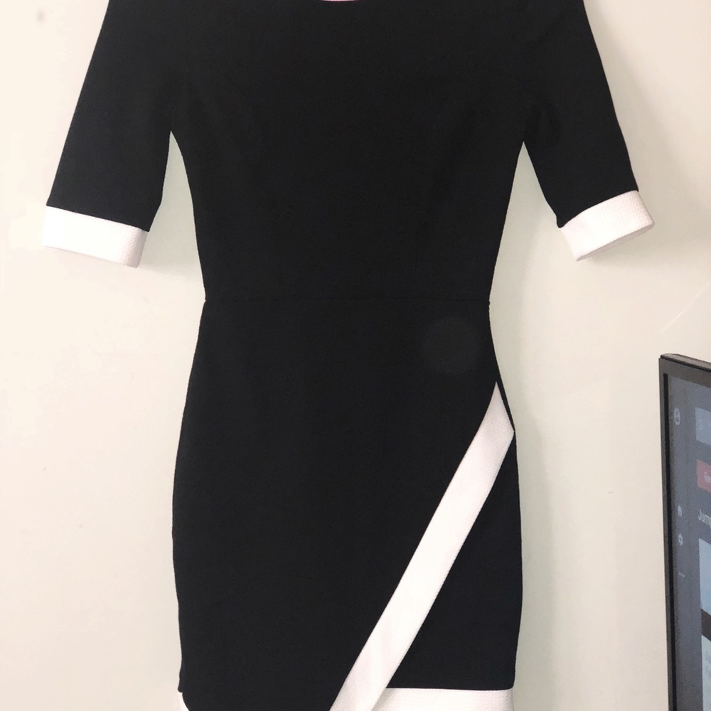 B&W dress